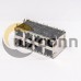 8p8c Modular Connector Jacks 2×4 Ports 90 Degree Shielded DIP Type with LED with EMI