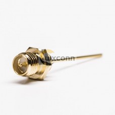 RP SMA Female Jack Connector Straight SMA  Rear Bulkhead