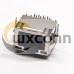RJ45 Jack with LED Right Angled Shielded With EMI Through Hole