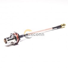 SMB to BNC Cable Assembly Male 180 Degree 50Ohm to Female with RG316
