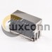 RJ45 Multiport Jack with EMI and leds 1×2 Right Angled 8p8c RJ45 Multiport Jack with EMI and leds 1×2 Right Angled 8p8c