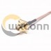 SMA to MMCX 4 Holes Flange to Male Angled With RG316 SMA to MMCX 4 Holes Flange to Male Angled With RG316