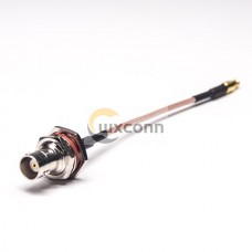 Cable BNC Waterproof Female Straight to MCX Male Straight with RG316 Cable BNC Waterproof Female Straight to MCX Male Straight with RG316