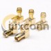SMA Right Angle PCB Socket Receptacle Through Hole Gold Plating SMA Right Angle PCB Socket Receptacle Through Hole Gold Plating