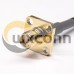 SMA Cables Straight Female 4 Holes Flange to MCX Plug Male Angled with RG174