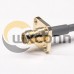 MCX Female Cable 90 Degree to SMA Female Straight Panel Mount with RG316