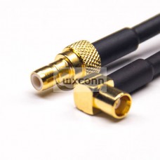 SMB Straight Jack Female to MCX Angled Female Coaxial Cable with RG316 SMB Straight Jack Female to MCX Angled Female Coaxial Cable with RG316