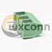 PCB Mount Screw Terminal Block Connector 3pin Straight  Green Through Hole