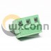 Plug-in Screw PCB Terminal Block 4pin Socket Right Angled Green Connector Plug-in Screw PCB Terminal Block 4pin Socket Right Angled Green Connector