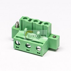 Terminal Block Automotive Right Angled Cable Connector with Clamp Type