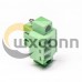 Terminal Block Pluggable Clamp Type to Screw Terminal Green Cable Connector Terminal Block Pluggable Clamp Type to Screw Terminal Green Cable Connector