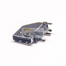 Angled HDMI Connector Female Type for PCB Application Angled HDMI Connector Female Type for PCB Application