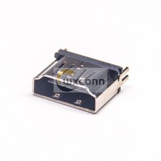 HDMI Female Connector Hole Through With 4 Legs PCB Type HDMI Female Connector Hole Through With 4 Legs PCB Type