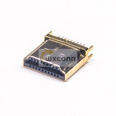 HDMI male connector 19p Straight DIP for PCB HDMI male connector 19p Straight DIP for PCB