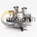 BNC Connector Socket 2x2 Angled Coaxial PCB Mount