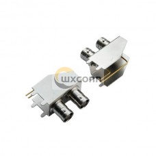 BNC Connector for CCTV Camera Angled Jack for PCB with Bracket BNC Connector for CCTV Camera Angled Jack for PCB with Bracket