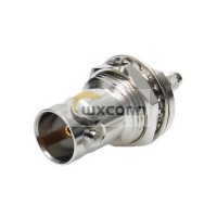HD-SDI BNC Coaxial Connector Female 180 Degree Crimp Type for Cable Bulkhead 75 Ohm HD-SDI BNC Coaxial Connector Female 180 Degree Crimp Type for Cable Bulkhead 75 Ohm