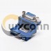 D sub Staking Blue Female Degree Elevated Though Hole for PCB Mount D sub Staking Blue Female Degree Elevated Though Hole for PCB Mount