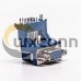 D sub Staking Blue Female Degree Elevated Though Hole for PCB Mount D sub Staking Blue Female Degree Elevated Though Hole for PCB Mount