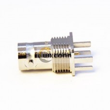 BNC Straight Connector Bulkhead Female Edge Mount for PCB 1.1mm BNC Straight Connector Bulkhead Female Edge Mount for PCB 1.1mm