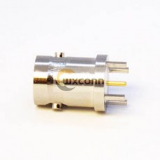 180 Degree Female HD BNC Connector Through Hole for PCB