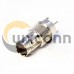 HD BNC Connectors Front Bulkhead 75Ohm Female Vertical Type Nickel plating HD BNC Connectors Front Bulkhead 75Ohm Female Vertical Type Nickel plating