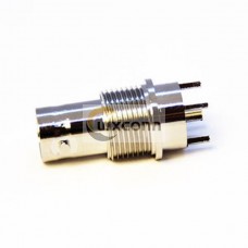 HD BNC Connectors Front Bulkhead 75Ohm Female Vertical Type Nickel plating HD BNC Connectors Front Bulkhead 75Ohm Female Vertical Type Nickel plating