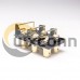 6 Holes Female BNC Connector Through Hole Right Angled for PCB Mount 6 Holes Female BNC Connector Through Hole Right Angled for PCB Mount