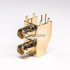 BNC Right Angled PCB Mount Female Through Hole PCB Mount 50Ohm BNC Right Angled PCB Mount Female Through Hole PCB Mount 50Ohm