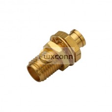 SMA Connector to Solder Type Bulkhead Female Straight for Cable UT141