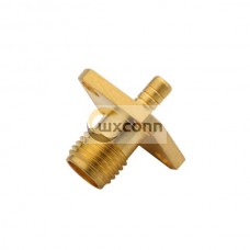 SMA Connector 4-Hole Flange Straight Jack Crimp Type for RG316 SMA Connector 4-Hole Flange Straight Jack Crimp Type for RG316