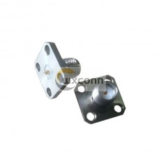 SMA Straight Female 4Hole Square Flange for Panel Mount with Slot Terminal SMA Straight Female 4Hole Square Flange for Panel Mount with Slot Terminal