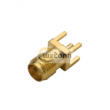 SMA Coax Connector Straight Through Hole PCB Mount Jack 50ohm SMA Coax Connector Straight Through Hole PCB Mount Jack 50ohm
