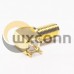 SMA Connector Bulkhead R/A Female Through Hole for PCB Gold Plated SMA Connector Bulkhead R/A Female Through Hole for PCB Gold Plated