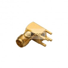 Reverse SMA PCB Connector R/A Jack Receptacle Through Hole Type Gold Plated Reverse SMA PCB Connector R/A Jack Receptacle Through Hole Type Gold Plated