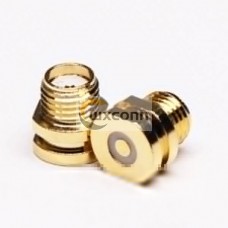 SMA SMT 180 Degree Jack Front Bulkhead Gold Plating