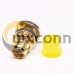 SMA Waterproof  Female 180 Degree Bulkhead Mount Solder Type for Cable