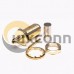SMA Female Crimp Connector 180 Degree Bulkhead Gold Plating SMA Female Crimp Connector 180 Degree Bulkhead Gold Plating