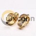 SMA Female Crimp Connector 180 Degree Bulkhead Gold Plating SMA Female Crimp Connector 180 Degree Bulkhead Gold Plating