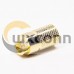 SMA Straight Male Connector Plate Edge Mount for PCB Mount with Knurl