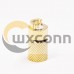 SMA Straight Male Connector Plate Edge Mount for PCB Mount with Knurl