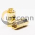 SMA Straight Male Connector Plate Edge Mount for PCB Mount with Knurl