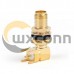 Coax SMA Connector Waterproof Female Right Angle Connector For PCB Coax SMA Connector Waterproof Female Right Angle Connector For PCB