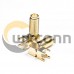 SMA Connector Angled Threaded 50 Ohm Through Hole Gold Plating
