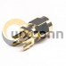 SMA Connector Straight Male Gold Plating 180 Degree Plate Edge Mount