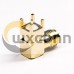 SMA Connector Right Angled Female Through Hole PCB Mount 50 Ohm SMA Connector Right Angled Female Through Hole PCB Mount 50 Ohm