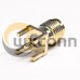 SMA DIP Connector Straight Female Panel Mount PCB Mount 50 Ohm SMA DIP Connector Straight Female Panel Mount PCB Mount 50 Ohm
