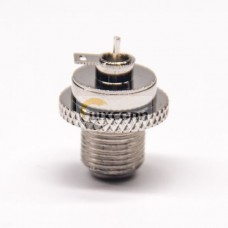 F Type Screw Connector Straight Female Solder Type for Coaxial Cable