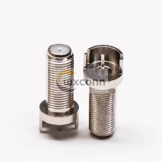 2pcs F Female Connector Front Bulkhead Through Hole for PCB 2pcs F Female Connector Front Bulkhead Through Hole for PCB