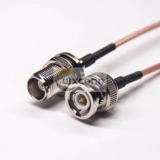 Coaxial Cable RG316 TNC Front Blukhead Waterproof Female to BNC to Straight Male